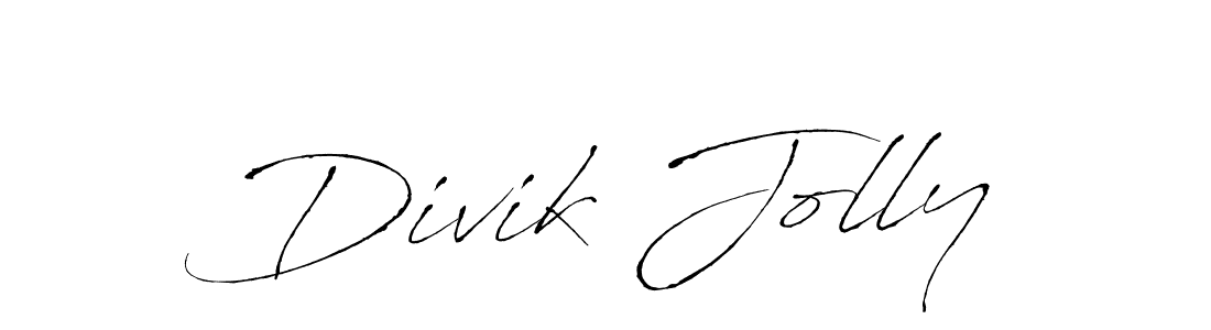 Use a signature maker to create a handwritten signature online. With this signature software, you can design (Antro_Vectra) your own signature for name Divik Jolly. Divik Jolly signature style 6 images and pictures png