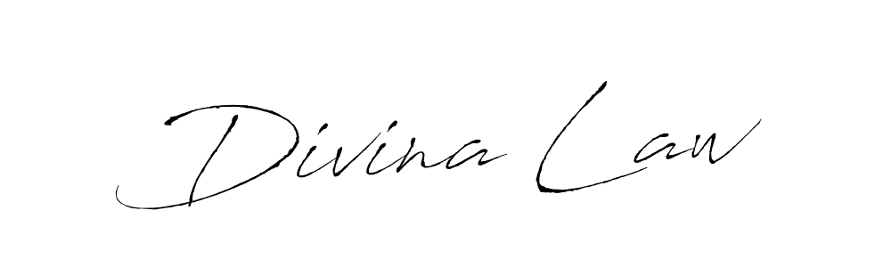 Divina Law stylish signature style. Best Handwritten Sign (Antro_Vectra) for my name. Handwritten Signature Collection Ideas for my name Divina Law. Divina Law signature style 6 images and pictures png