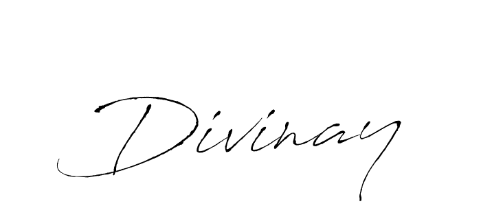 Design your own signature with our free online signature maker. With this signature software, you can create a handwritten (Antro_Vectra) signature for name Divinay. Divinay signature style 6 images and pictures png