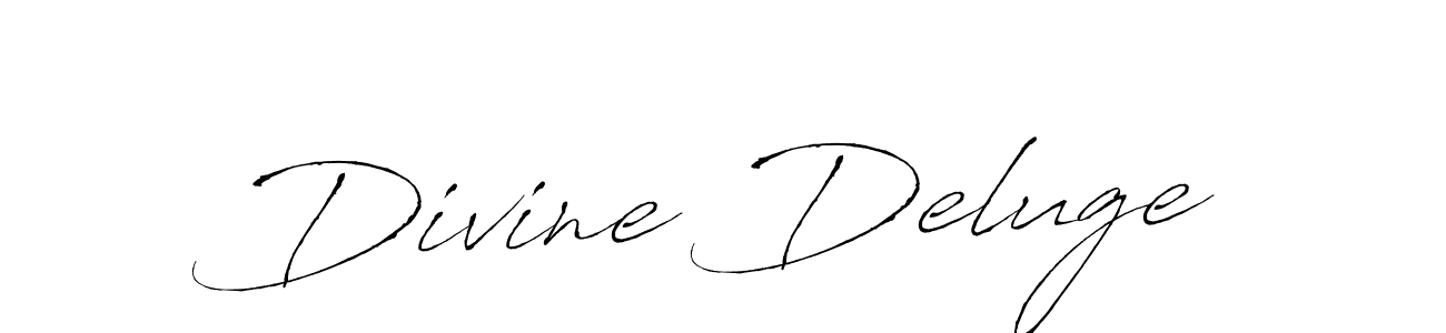 Similarly Antro_Vectra is the best handwritten signature design. Signature creator online .You can use it as an online autograph creator for name Divine Deluge. Divine Deluge signature style 6 images and pictures png