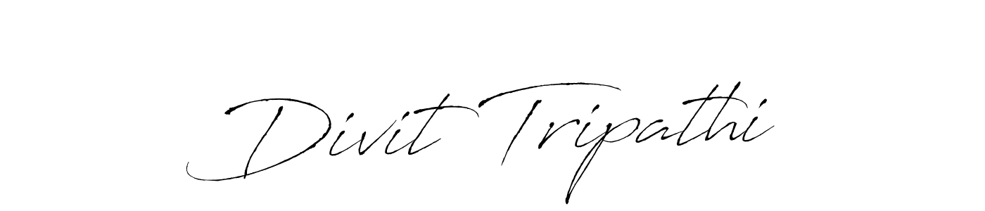 Make a beautiful signature design for name Divit Tripathi. With this signature (Antro_Vectra) style, you can create a handwritten signature for free. Divit Tripathi signature style 6 images and pictures png