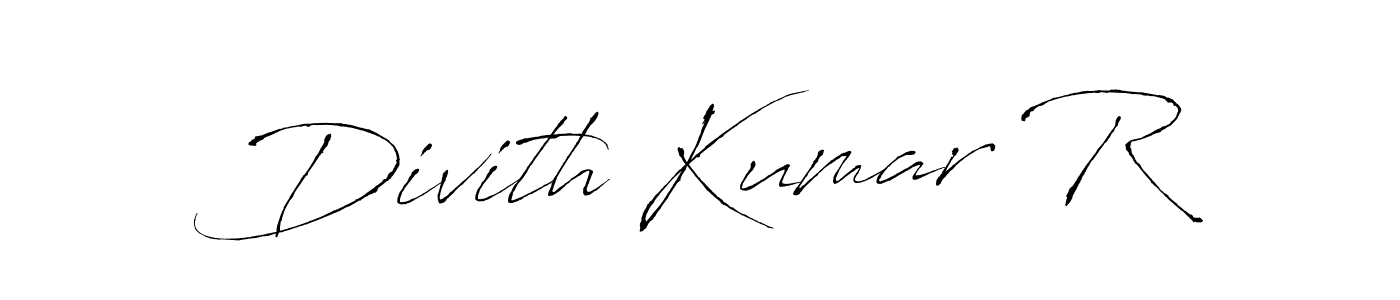You can use this online signature creator to create a handwritten signature for the name Divith Kumar R. This is the best online autograph maker. Divith Kumar R signature style 6 images and pictures png
