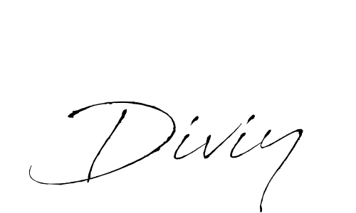 Once you've used our free online signature maker to create your best signature Antro_Vectra style, it's time to enjoy all of the benefits that Diviy name signing documents. Diviy signature style 6 images and pictures png