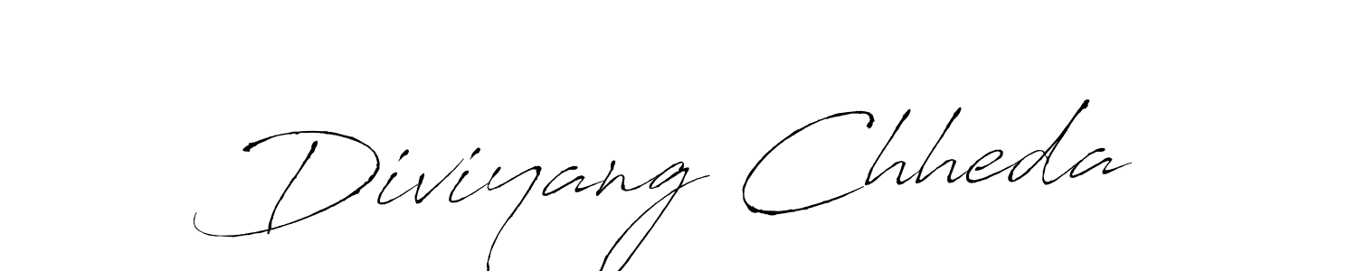 Also You can easily find your signature by using the search form. We will create Diviyang Chheda name handwritten signature images for you free of cost using Antro_Vectra sign style. Diviyang Chheda signature style 6 images and pictures png