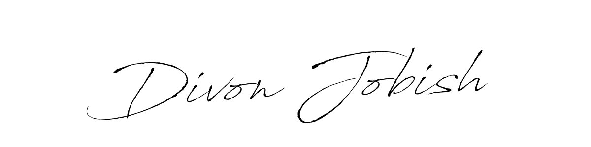 It looks lik you need a new signature style for name Divon Jobish. Design unique handwritten (Antro_Vectra) signature with our free signature maker in just a few clicks. Divon Jobish signature style 6 images and pictures png