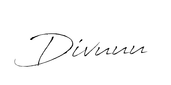 Also we have Divuuu name is the best signature style. Create professional handwritten signature collection using Antro_Vectra autograph style. Divuuu signature style 6 images and pictures png
