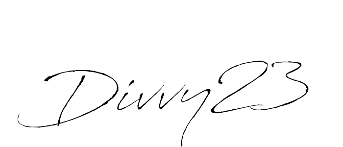 How to make Divvy23 signature? Antro_Vectra is a professional autograph style. Create handwritten signature for Divvy23 name. Divvy23 signature style 6 images and pictures png