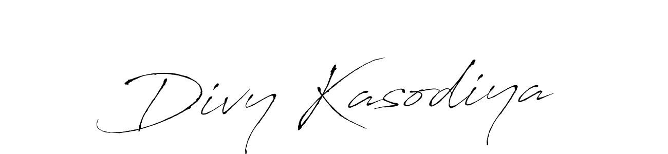 Also we have Divy Kasodiya name is the best signature style. Create professional handwritten signature collection using Antro_Vectra autograph style. Divy Kasodiya signature style 6 images and pictures png