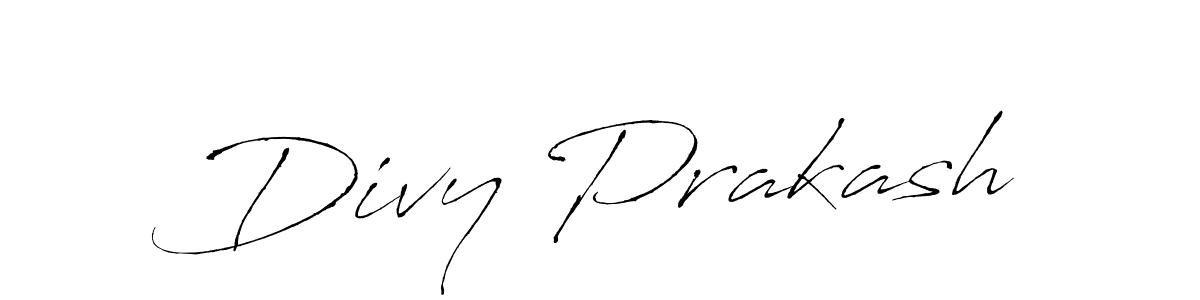 Design your own signature with our free online signature maker. With this signature software, you can create a handwritten (Antro_Vectra) signature for name Divy Prakash. Divy Prakash signature style 6 images and pictures png