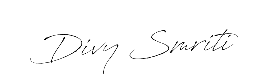 This is the best signature style for the Divy Smriti name. Also you like these signature font (Antro_Vectra). Mix name signature. Divy Smriti signature style 6 images and pictures png