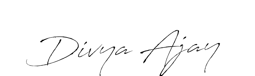 The best way (Antro_Vectra) to make a short signature is to pick only two or three words in your name. The name Divya Ajay include a total of six letters. For converting this name. Divya Ajay signature style 6 images and pictures png