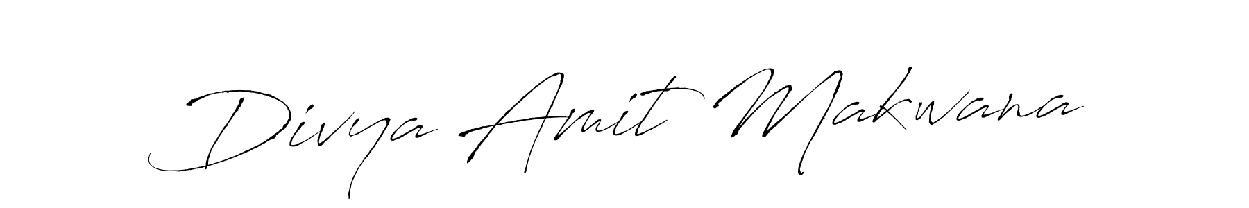 You should practise on your own different ways (Antro_Vectra) to write your name (Divya Amit Makwana) in signature. don't let someone else do it for you. Divya Amit Makwana signature style 6 images and pictures png