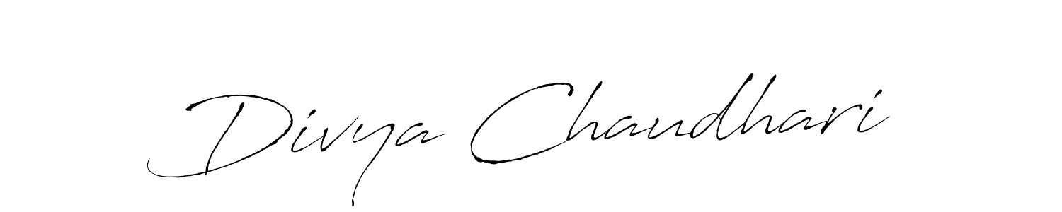 Also we have Divya Chaudhari name is the best signature style. Create professional handwritten signature collection using Antro_Vectra autograph style. Divya Chaudhari signature style 6 images and pictures png