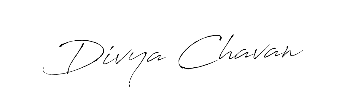 Make a beautiful signature design for name Divya Chavan. With this signature (Antro_Vectra) style, you can create a handwritten signature for free. Divya Chavan signature style 6 images and pictures png