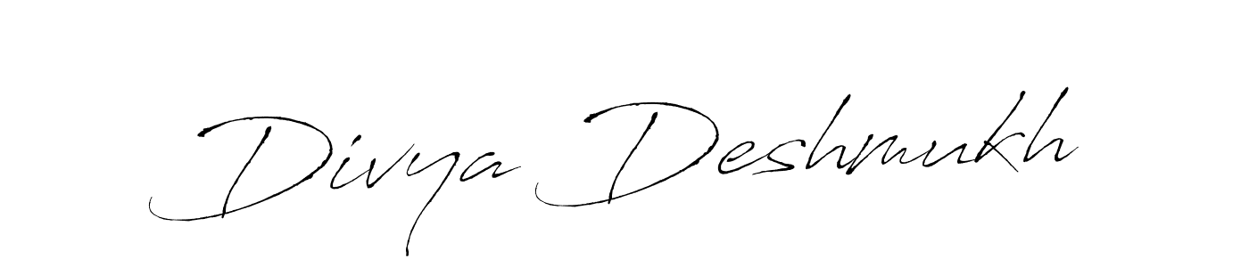 How to make Divya Deshmukh signature? Antro_Vectra is a professional autograph style. Create handwritten signature for Divya Deshmukh name. Divya Deshmukh signature style 6 images and pictures png