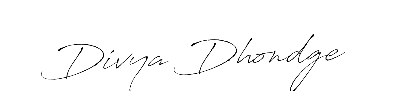 It looks lik you need a new signature style for name Divya Dhondge. Design unique handwritten (Antro_Vectra) signature with our free signature maker in just a few clicks. Divya Dhondge signature style 6 images and pictures png