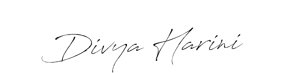 The best way (Antro_Vectra) to make a short signature is to pick only two or three words in your name. The name Divya Harini include a total of six letters. For converting this name. Divya Harini signature style 6 images and pictures png