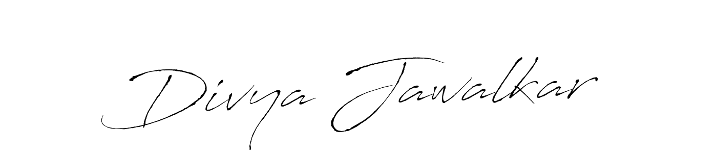 This is the best signature style for the Divya Jawalkar name. Also you like these signature font (Antro_Vectra). Mix name signature. Divya Jawalkar signature style 6 images and pictures png