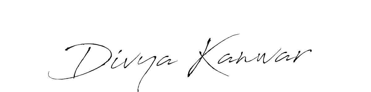 if you are searching for the best signature style for your name Divya Kanwar. so please give up your signature search. here we have designed multiple signature styles  using Antro_Vectra. Divya Kanwar signature style 6 images and pictures png