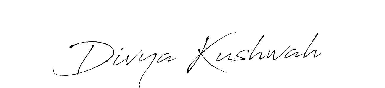 Use a signature maker to create a handwritten signature online. With this signature software, you can design (Antro_Vectra) your own signature for name Divya Kushwah. Divya Kushwah signature style 6 images and pictures png