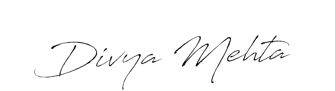 Also You can easily find your signature by using the search form. We will create Divya Mehta name handwritten signature images for you free of cost using Antro_Vectra sign style. Divya Mehta signature style 6 images and pictures png