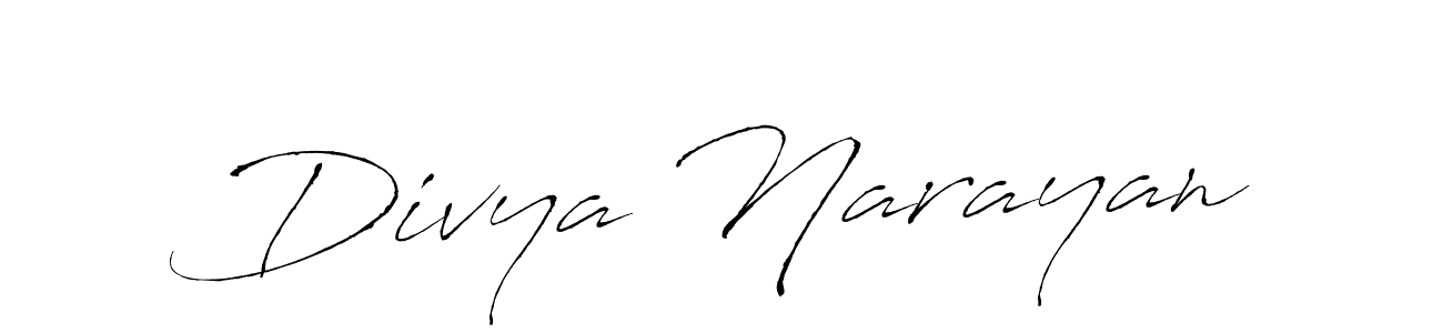 You should practise on your own different ways (Antro_Vectra) to write your name (Divya Narayan) in signature. don't let someone else do it for you. Divya Narayan signature style 6 images and pictures png