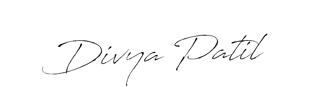 The best way (Antro_Vectra) to make a short signature is to pick only two or three words in your name. The name Divya Patil include a total of six letters. For converting this name. Divya Patil signature style 6 images and pictures png