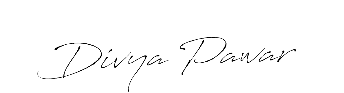 The best way (Antro_Vectra) to make a short signature is to pick only two or three words in your name. The name Divya Pawar include a total of six letters. For converting this name. Divya Pawar signature style 6 images and pictures png