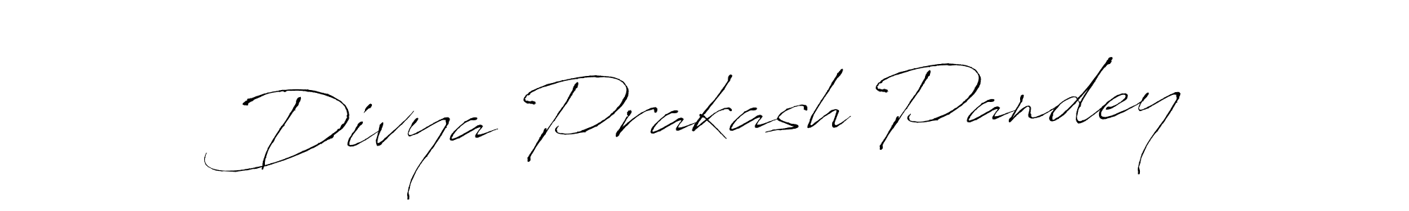 Use a signature maker to create a handwritten signature online. With this signature software, you can design (Antro_Vectra) your own signature for name Divya Prakash Pandey. Divya Prakash Pandey signature style 6 images and pictures png