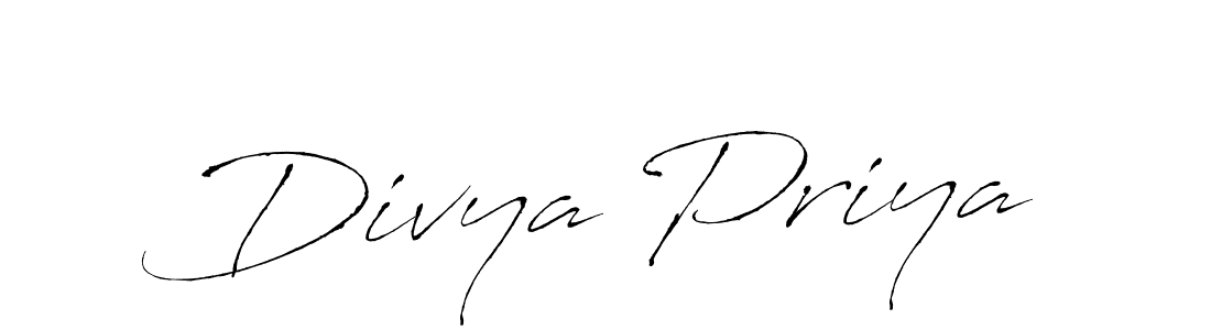 You should practise on your own different ways (Antro_Vectra) to write your name (Divya Priya) in signature. don't let someone else do it for you. Divya Priya signature style 6 images and pictures png