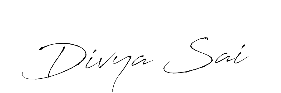 Create a beautiful signature design for name Divya Sai. With this signature (Antro_Vectra) fonts, you can make a handwritten signature for free. Divya Sai signature style 6 images and pictures png