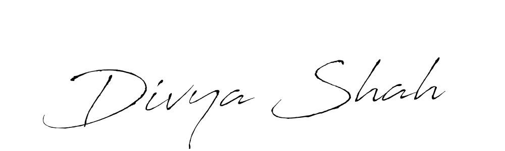 Also we have Divya Shah name is the best signature style. Create professional handwritten signature collection using Antro_Vectra autograph style. Divya Shah signature style 6 images and pictures png
