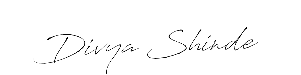 How to make Divya Shinde signature? Antro_Vectra is a professional autograph style. Create handwritten signature for Divya Shinde name. Divya Shinde signature style 6 images and pictures png