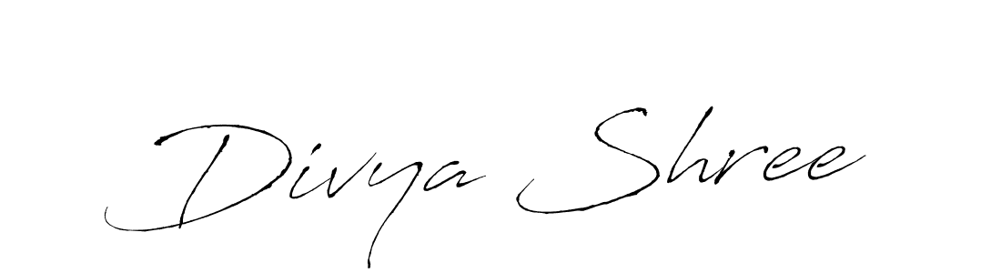 Make a beautiful signature design for name Divya Shree. With this signature (Antro_Vectra) style, you can create a handwritten signature for free. Divya Shree signature style 6 images and pictures png