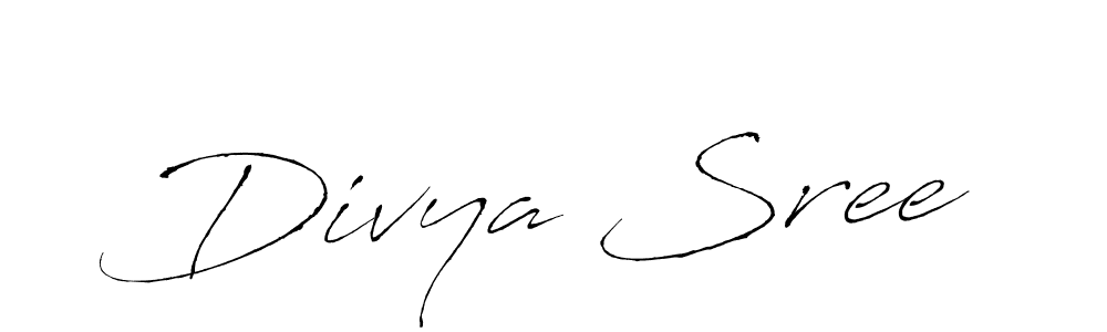 Design your own signature with our free online signature maker. With this signature software, you can create a handwritten (Antro_Vectra) signature for name Divya Sree. Divya Sree signature style 6 images and pictures png