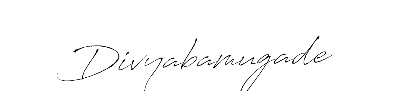 How to make Divyabamugade signature? Antro_Vectra is a professional autograph style. Create handwritten signature for Divyabamugade name. Divyabamugade signature style 6 images and pictures png
