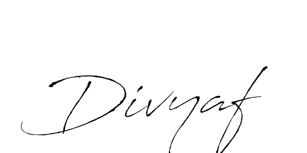 Also we have Divyaf name is the best signature style. Create professional handwritten signature collection using Antro_Vectra autograph style. Divyaf signature style 6 images and pictures png