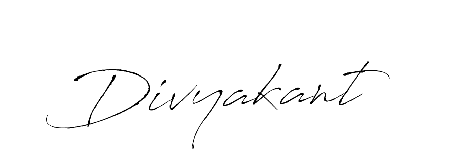 Make a beautiful signature design for name Divyakant. With this signature (Antro_Vectra) style, you can create a handwritten signature for free. Divyakant signature style 6 images and pictures png