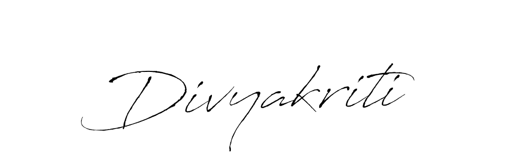 Also we have Divyakriti name is the best signature style. Create professional handwritten signature collection using Antro_Vectra autograph style. Divyakriti signature style 6 images and pictures png