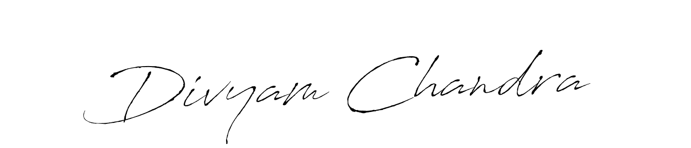 Create a beautiful signature design for name Divyam Chandra. With this signature (Antro_Vectra) fonts, you can make a handwritten signature for free. Divyam Chandra signature style 6 images and pictures png