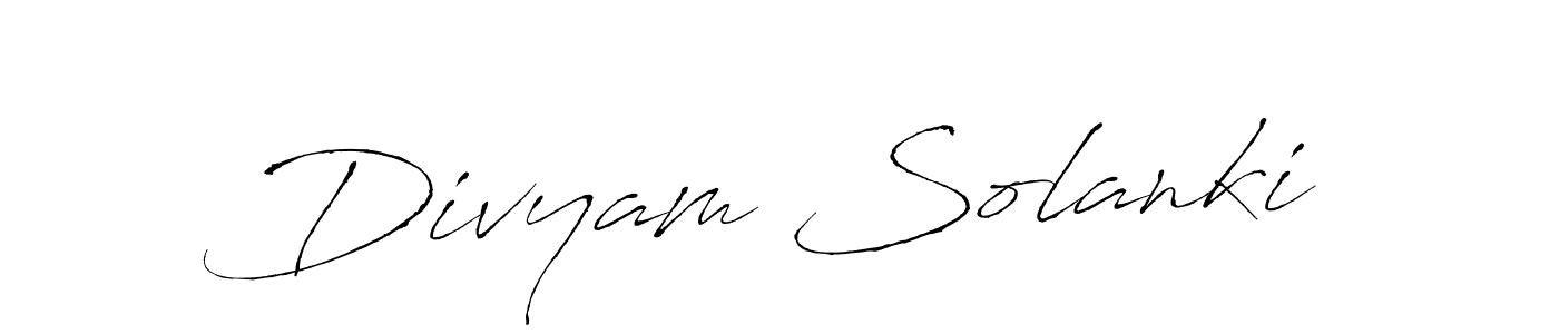 Use a signature maker to create a handwritten signature online. With this signature software, you can design (Antro_Vectra) your own signature for name Divyam Solanki. Divyam Solanki signature style 6 images and pictures png