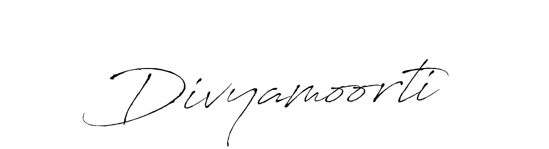 How to make Divyamoorti signature? Antro_Vectra is a professional autograph style. Create handwritten signature for Divyamoorti name. Divyamoorti signature style 6 images and pictures png