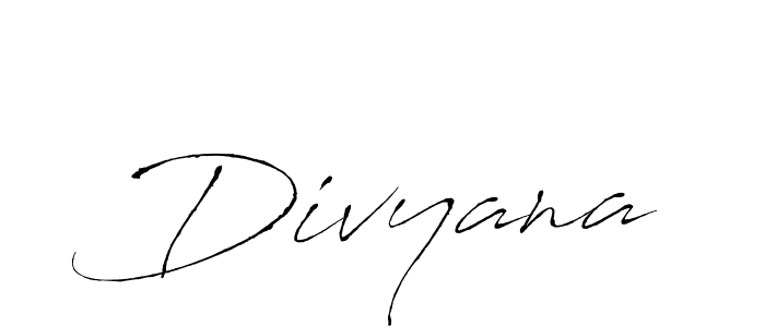 Make a beautiful signature design for name Divyana. Use this online signature maker to create a handwritten signature for free. Divyana signature style 6 images and pictures png