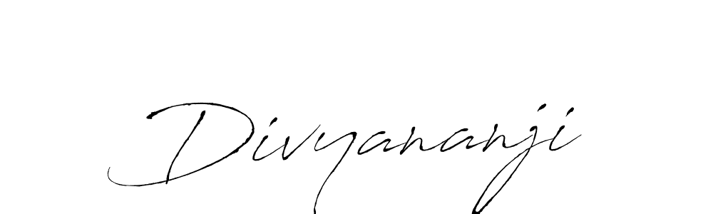 Design your own signature with our free online signature maker. With this signature software, you can create a handwritten (Antro_Vectra) signature for name Divyananji. Divyananji signature style 6 images and pictures png