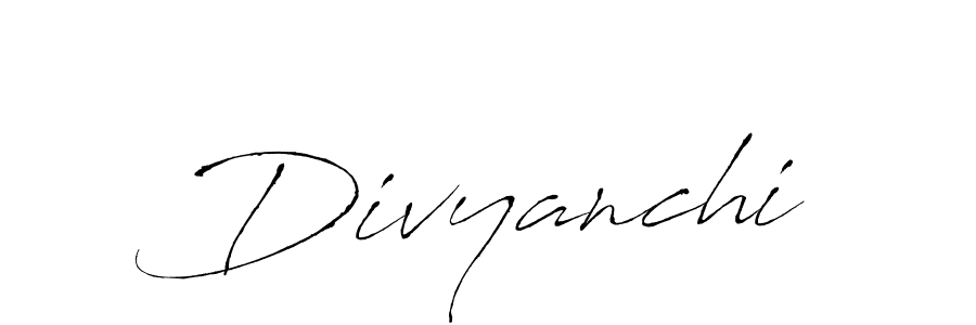 How to Draw Divyanchi signature style? Antro_Vectra is a latest design signature styles for name Divyanchi. Divyanchi signature style 6 images and pictures png