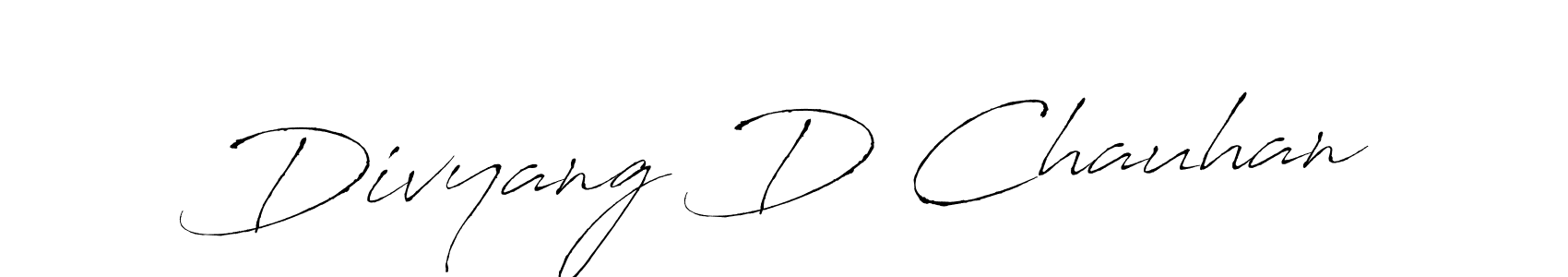 Make a beautiful signature design for name Divyang D Chauhan. Use this online signature maker to create a handwritten signature for free. Divyang D Chauhan signature style 6 images and pictures png