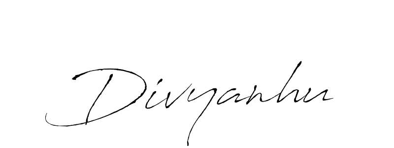 Make a beautiful signature design for name Divyanhu. Use this online signature maker to create a handwritten signature for free. Divyanhu signature style 6 images and pictures png