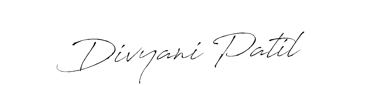 Make a beautiful signature design for name Divyani Patil. Use this online signature maker to create a handwritten signature for free. Divyani Patil signature style 6 images and pictures png