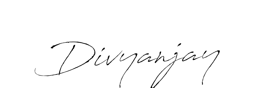The best way (Antro_Vectra) to make a short signature is to pick only two or three words in your name. The name Divyanjay include a total of six letters. For converting this name. Divyanjay signature style 6 images and pictures png