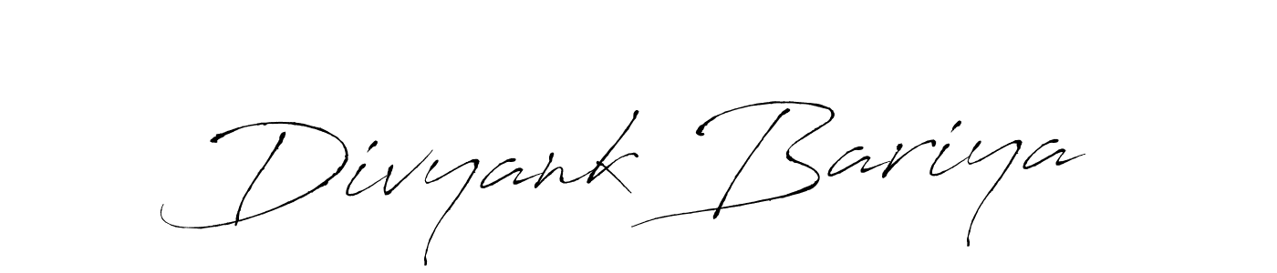 Also we have Divyank Bariya name is the best signature style. Create professional handwritten signature collection using Antro_Vectra autograph style. Divyank Bariya signature style 6 images and pictures png